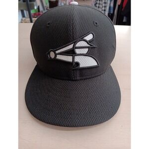Chicago White Sox Black Fitted Hat New Era 59Fifty Authentic Collection 7 1/4